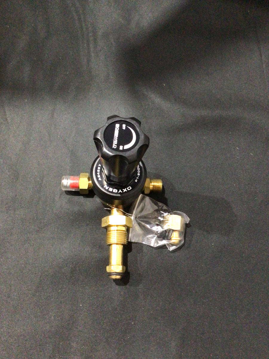 Bossweld Oxygen Regulator Bottom Entry Gaugeless