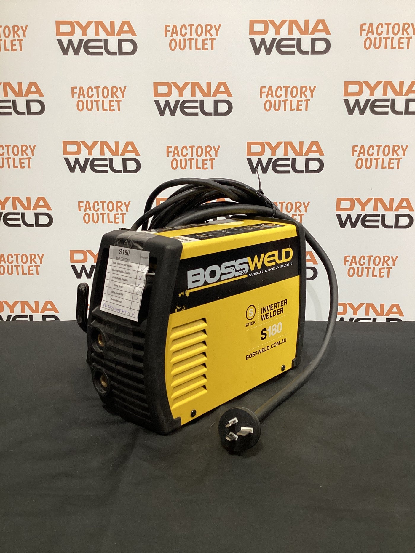 Bossweld S-180 Inverter Arc Welder 240V 15A DW202101084197