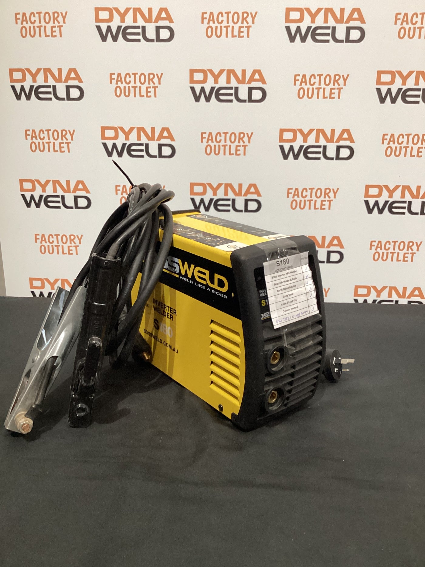 Bossweld S-180 Inverter Arc Welder 240V 15A DW202101084197