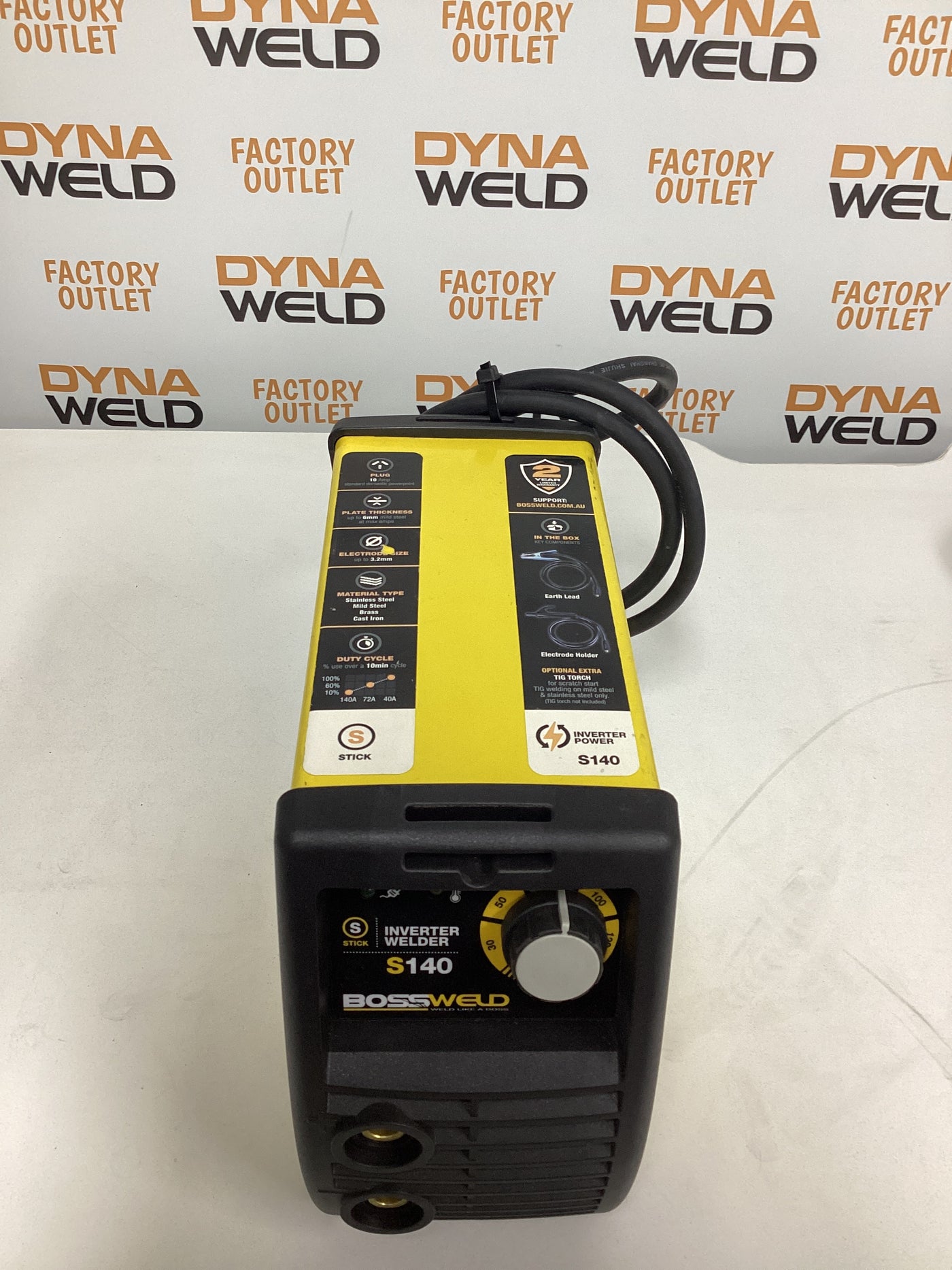 Bossweld S-140 Inverter Arc Welder 240V 10A DW202312080340